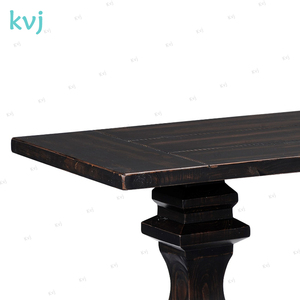 KVJ-8053 Tavolo <span class=keywords><strong>Console</strong></span> in Legno Intagliato Nero Stile Vintage Francese - Product Image 2