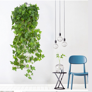 عينة مجانية في الهواء الطلق ديكور الاصطناعي البلاستيك الأخضر شنقا أوراق اللبلاب فاينز - Product Image 3