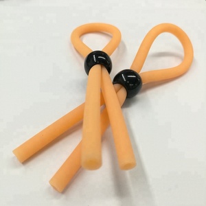 Rc Mannen Volwassen Seksspeeltjes Romantiek Stijlmaat Verstelbaar Oranje Acryl Kraal Gloeiende Milieuvriendelijke Wasbare Party Gebruik Haan Ring - Product Image 6