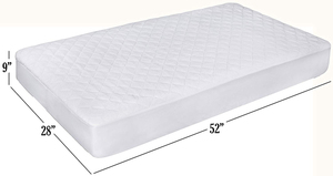 Protector de colchón suave y impermeable de algodón de bambú para cuna, Sábana acolchada para cuna <span class=keywords><strong>con</strong></span> almohadilla para orina para cuna o cuna - Product Image 3
