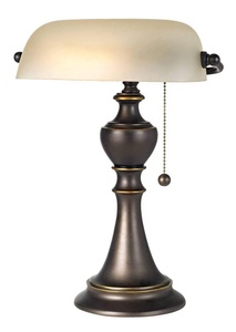 M-1097 Traditional Antique Bronze Piano <strong>Banker</strong> Table <strong>Lamp</strong> for Office Table - Product Image 2