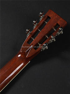 Guitarra Acústica Estilo OOO de 40 Pulgadas con Diapasón de 47 mm de Ancho, Guitarra Acústica de Madera Maciza Estilo Paulor - Product Image 6