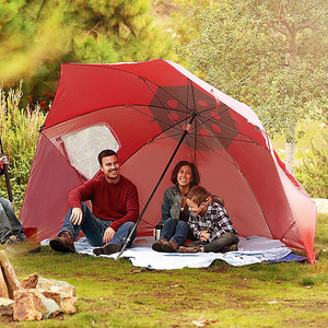 Portable Double Layer 3 or 4 Person <strong>Umbrella</strong> Custom Automatic Beach <strong>Umbrella</strong> <strong>Tent</strong> - Product Image 6