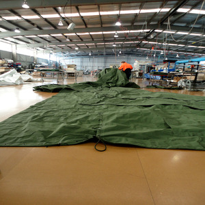 Toile en PVC enduite de cire imperméable ignifuge à protection UV 900 g/m² en chanvre pour tente, tissu de machine, vente - Product Image 4