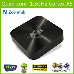 2015 vendita calda Smart TV box pre- Installato kodi a pieno carico amlogic androide box tv s805 quad core Ott tv box