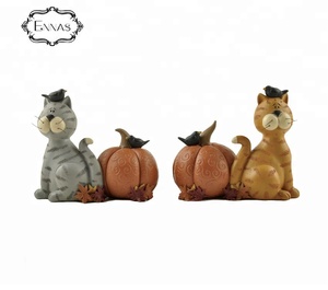 Créateur, dont la main métier de résine mignon petit chat Halloween ornement cadeau - Product Image 3