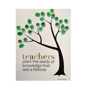 Tarjeta de invitación de lujo creativo Simple de grabado elegante del Día de los maestros Led - Product Image 1