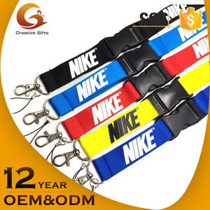 2017 werbe benutzerdefinierte polyester siebdruck <span class=keywords><strong>nike</strong></span> <span class=keywords><strong>lanyard</strong></span> ohne MOQ - Product Image 5