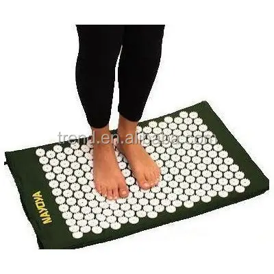 Shakti akupunktur sivri/iğneler Mat taşınabilir yeşim masaj yatak Yoga vücut boyun ayak bacak kabartma ısıtma da ağrı kesici