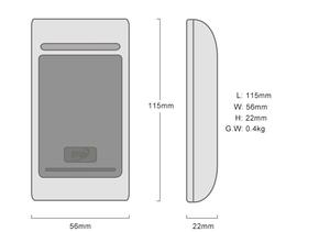 10000 người sử dụng kim loại không thấm nước kiểm soát truy cập cửa với điều khiển từ xa và RFID chức năng đọc thẻ - Product Image 4