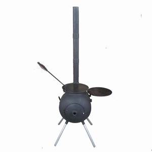Stufa a Legna <span class=keywords><strong>in</strong></span> <span class=keywords><strong>Ghisa</strong></span> dal Design Moderno, Robusta e Durevole, per Campeggio e Barbecue all'Aperto, Pronta per la Spedizione - Product Image 1