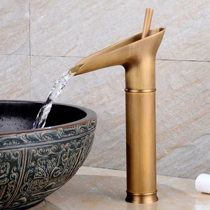 Hot bán New Arrival Chất lượng cao Brass Thác Lưu vực tap thời trang <span class=keywords><strong>Wine</strong></span> cup hình vòi nước cho phòng tắm van gốm - Product Image 2