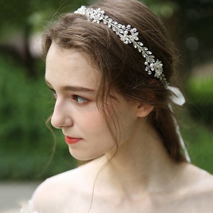 Horquillas de cristal hechas a mano, diseño Original, accesorios de joyería <span class=keywords><strong>para</strong></span> el cabello de boda, tocado nupcial de Metal - Product Image 3