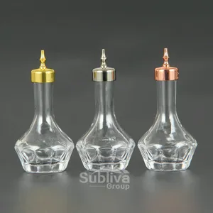 Classic Bitter Bottle Beveled Bitter Bottle 50ml Bitter Bottle Glass Liquor <strong>Pourer</strong> - Product Image 1