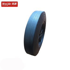 8インチパウダーホイールソリッドラバーダストビンホイール中国製 - Product Image 4