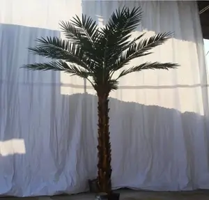 Hoge Kwaliteit Groene Kunstmatige Boom Decoratie Weg Kunstmatige Palmboom