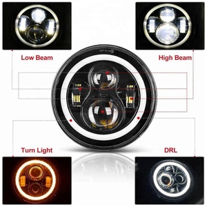 Système D'éclairage automatique 7 pouces Phare Chassant la Couleur pour <span class=keywords><strong>Hummer</strong></span> H2 pour JEEP Wrangler Phares <span class=keywords><strong>Hummer</strong></span> H3 Accessoires - Product Image 5