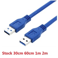 Venta al por mayor de fábrica USB 3,0 A macho a Micro B macho Cable de comunicación de computadora de carga de datos