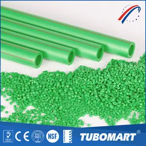 Tubomart PPR Factory High Temperature Resistance White Gray Green Polypropylene Pipes Ppr Pipes Manufacturer