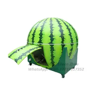 2024 Artical Watermeloen & Oranje Vorm Voedsel Kioskar Snoepkar Ontwerp Mobiele Voedsel Verkoopwagen