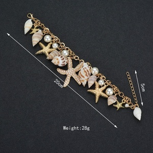 Summer Accessories Ladies Starfish <strong>Shell</strong> Sea Beach <strong>Bracelets</strong> New Tidal Marine <strong>Shells</strong> Starfish Bohemian Charm <strong>Bracelet</strong> for Women - Product Image 4