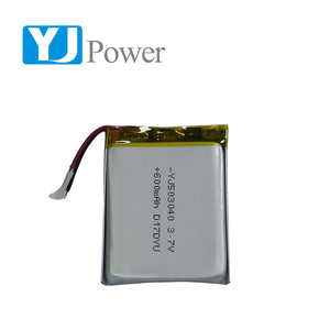 Venta caliente 503040 de 600 mAh 3,7 V batería de polímero de litio pequeña batería lipo - Product Image 3