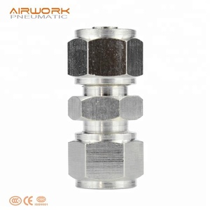Conector Rápido Recto de Latón Forjado PU 1/4 para Aire Comprimido, Conexión de Tubería de Gas 2.5MPa - Product Image 2