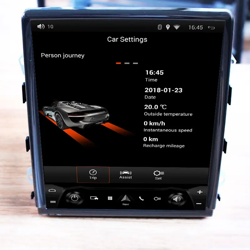 Nieuwe Android Tesla Verticale 10.4 ''Car Stereo Dvd-speler Voor Porsche Cayenne Panamera 2011-2016 Wit Radio Wifi playstore Bt