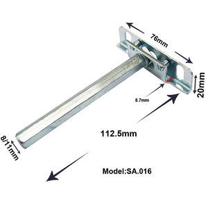 Supporto Invisibile <span class=keywords><strong>per</strong></span> Mensola <span class=keywords><strong>in</strong></span> <span class=keywords><strong>Legno</strong></span> Fluttuante, Staffa Nascosta con Perno di Supporto 4'' - Product Image 1