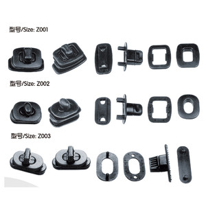 高品質クイックリリースツイストターンボタンロックファスナー（バッグアクセサリー用） - Product Image 2