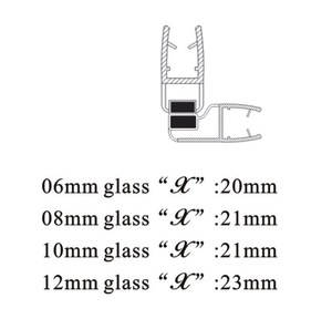Accessoires d'intérieur : Bandes d'étanchéité magnétiques personnalisées pour portes <span class=keywords><strong>de</strong></span> <span class=keywords><strong>douche</strong></span> – Vente directe consommateur, étanches - Product Image 5
