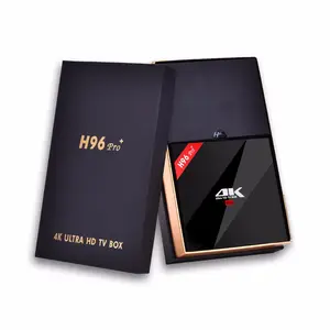 Fabrika fiyat H96 Pro artı 3 gb RAM + 32 gb ROM Amlogic S912 Octa Çekirdek Android 7.1 rus internet tv kutusu