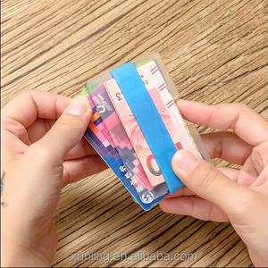 Tarjeta de crédito de plástico de alta calidad Elástico/PVC Tarjetero para regalo - Product Image 2