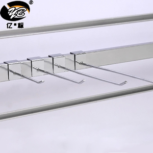 Phổ Biến Bán Buôn Đen Phun Ống Hooks Cross Bar Hiển Thị Móc Cho Cửa Hàng Và Siêu Thị - Product Image 3