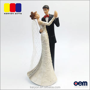 En gros Pas <span class=keywords><strong>Cher</strong></span> Résine Mariée qui Aime Et Marié <span class=keywords><strong>Figurine</strong></span> De Mariage Faveurs - Product Image 1