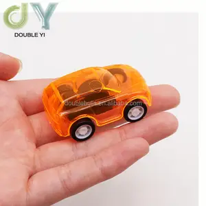 Goedkope Plastic Kleine Transparante Pull Back Auto Plastic Speelgoed Giveaway Speelgoed