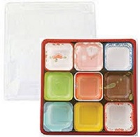 Bestverkopende Plastic Bento-Doos Wegwerp 9 Compartimenten Japanse Sushi To Go-Container In De Magnetron Uit Japan