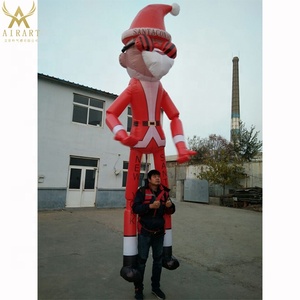 Costume de Père Noël Gonflable de 3m, Sac <span class=keywords><strong>à</strong></span> <span class=keywords><strong>Dos</strong></span> Gonflable pour Homme, Marionnette Gonflable - Product Image 3