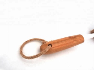 Brosse en bambou écologique Brosse de nettoyage pour casseroles avec manche en bambou - Product Image 5