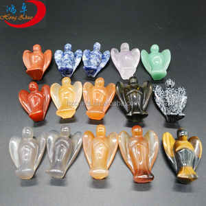 2026 <span class=keywords><strong>pierre</strong></span> semi-précieuse artisanat en gros sculpté <span class=keywords><strong>pierre</strong></span> précieuse Quartz Rose <span class=keywords><strong>3</strong></span> pouces anges cristaux pierres de guérison cristaux de guérison - Product Image 3