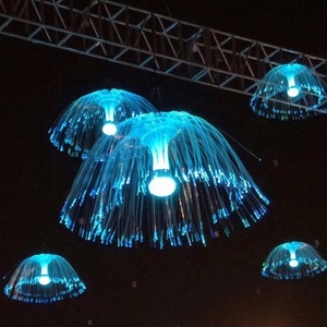 Party Hanging Decorations with Led Light Inflatable <strong>Jellyfish</strong> <strong>Lamp</strong> for Pub Wedding - Product Image 1