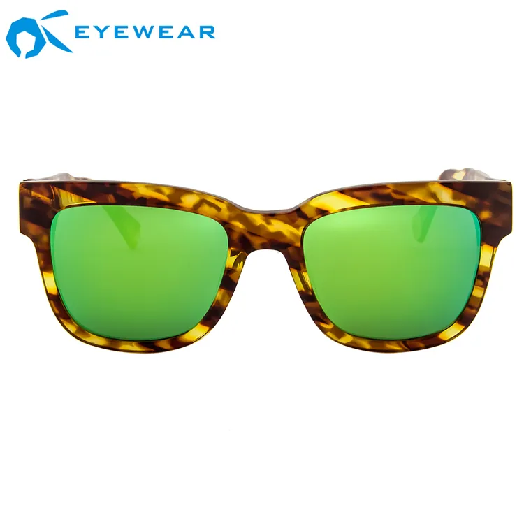 green frame sunglasses