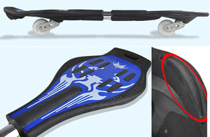 नई डिजाइन बच्चों के लिए कमाल स्केटबोर्ड दो पहियों लहर बोर्ड - Product Image 4
