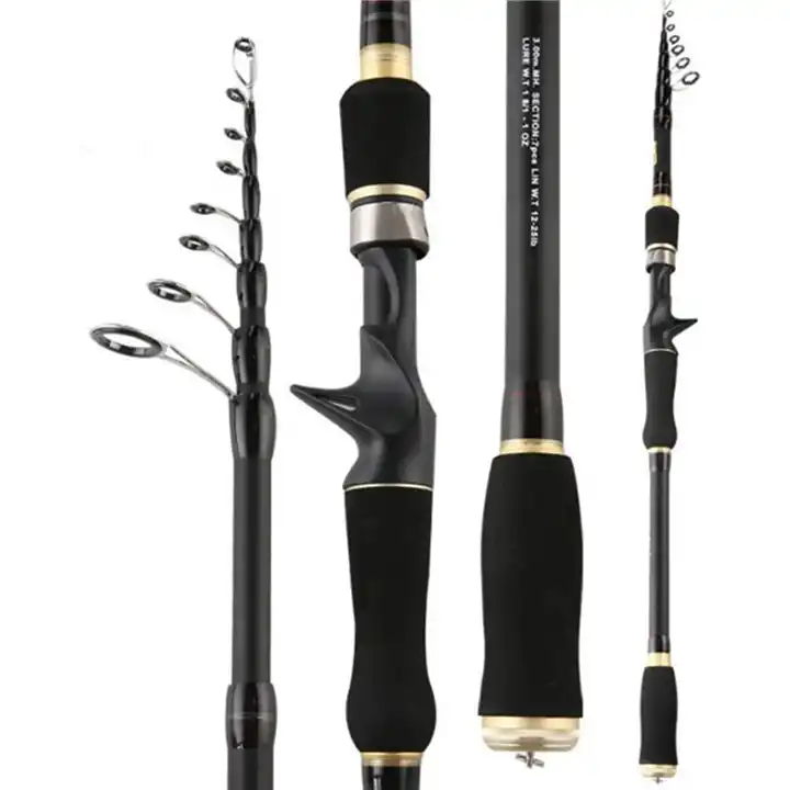 Wholesale Carbon Telescopic Fishing Rod 1.8m-3.6m