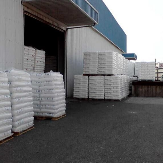 Recycled Blue HDPE drum scraps