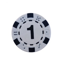 Ficha de Póker de Casino de 11.5G, Material ABS Ecológico, 2 Colores, Ficha de Póker de Casino en Blanco 2C, Ficha de <span class=keywords><strong>Dados</strong></span> - Product Image 6