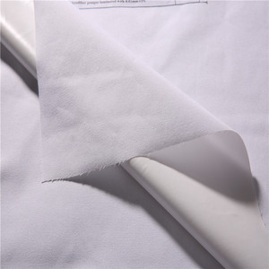 Transpirable 100% algodón laminado con pintura de TPU <span class=keywords><strong>tela</strong></span> de franela impermeable para ropa de cama <span class=keywords><strong>tela</strong></span> de almohadilla recubierta - Product Image 6