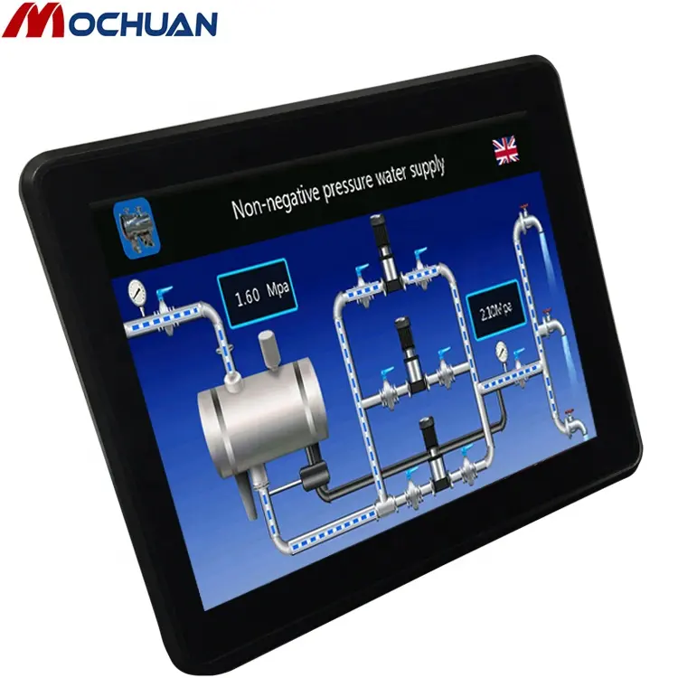 Mochuan M010 9.7 אינץ hmi מגע מסך עם מותג plc תעשייתי אוטומציה HMI