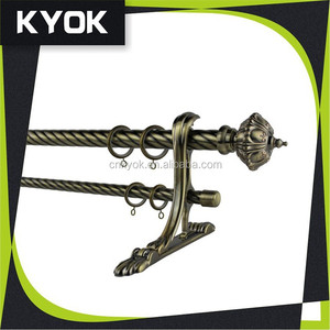 KYOK <span class=keywords><strong>Tringle</strong></span> à Rideau Robuste et Élégante 0,6 mm, Ensemble Complet de Tringles à Rideaux Pivotantes en Métal, <span class=keywords><strong>Tringle</strong></span> à Rideau en FER Très Vendue - Product Image 3