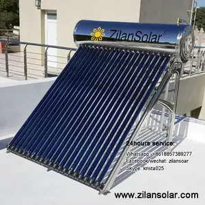 最畅销的不锈钢热管 calentador de agua 太阳能墨西哥